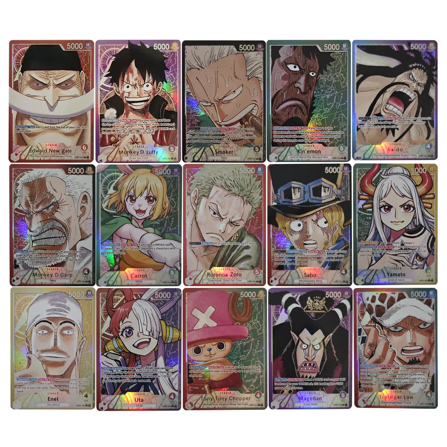 14 Styles Diy One Piece Opcg Zoro Luffy Collection Card Refraction Color Flash Classic Limited OPCG 05 Anime Cards Gift Toys 14 Styles Diy One Piece Opcg Zoro Luffy Collection Card Refraction Color Flash Classic Limited OPCG 05 Anime Cards Gift Toys